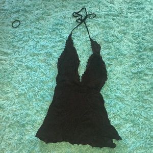 black romper kendall&kylie size small. open back
